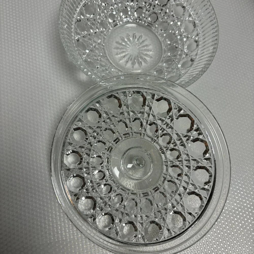 Indiana Glass Windsor Clear Glass 7-1/2